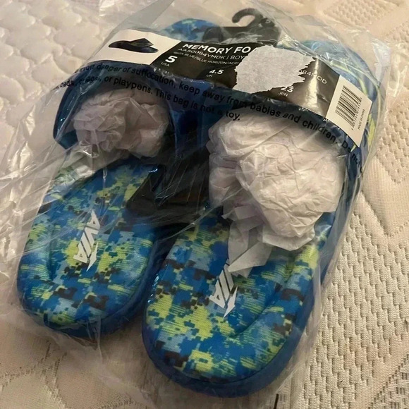 Avia kids slides new in bag size 5 - Picture 4 of 6